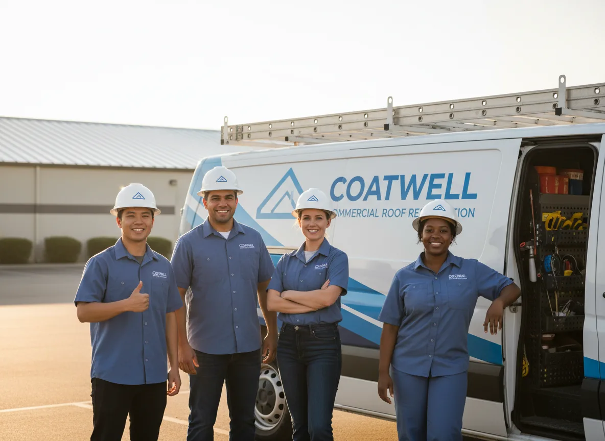 Commercial roof coating company in Zwolle, LA